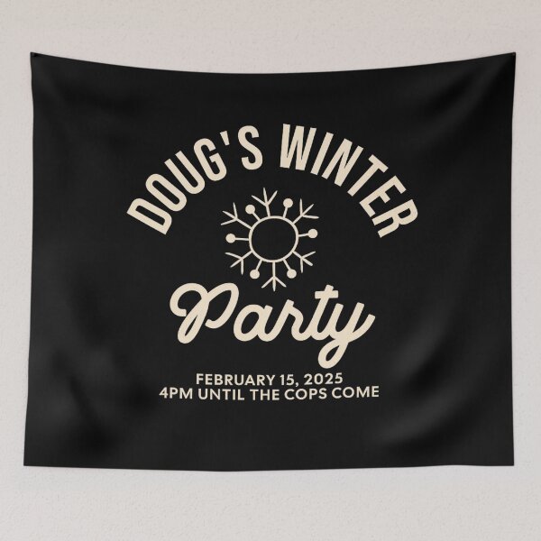 Item preview, Dougs Winter Party Trending Retro designed and sold by GrulkeNedrow.