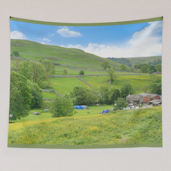 Item preview, Riverside Campsite Malham designed and sold by Alisonchambers2.