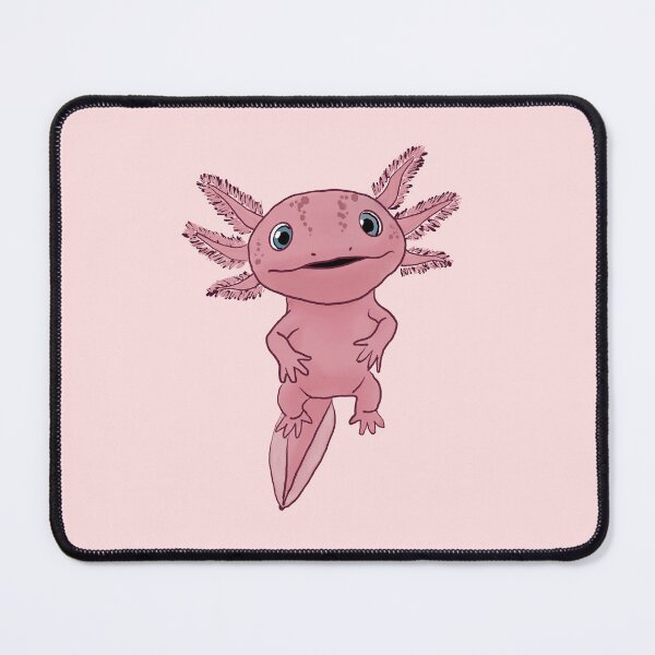 Item preview, Cute axolotl Albert drawn by hand designed and sold by IneffableIllust.
