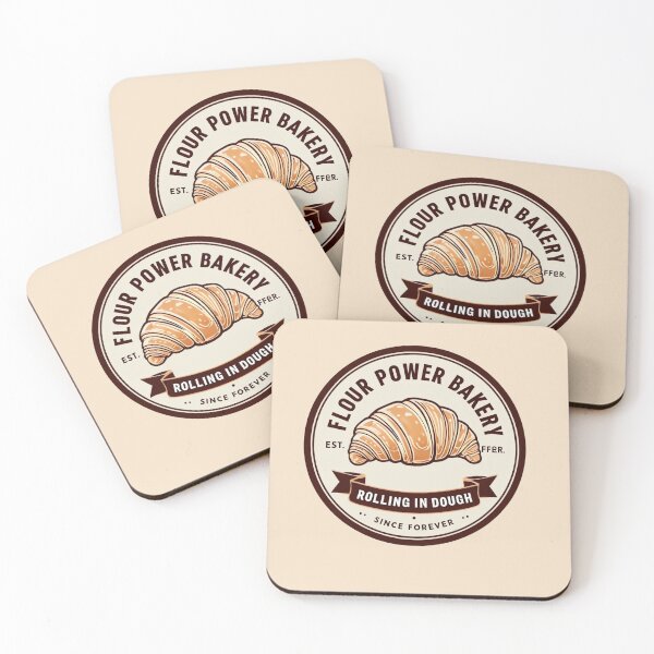 Item preview, Flour Power Bakery – Rolling in Dough Funny Baker T-Shirt designed and sold by TeesByOquad.