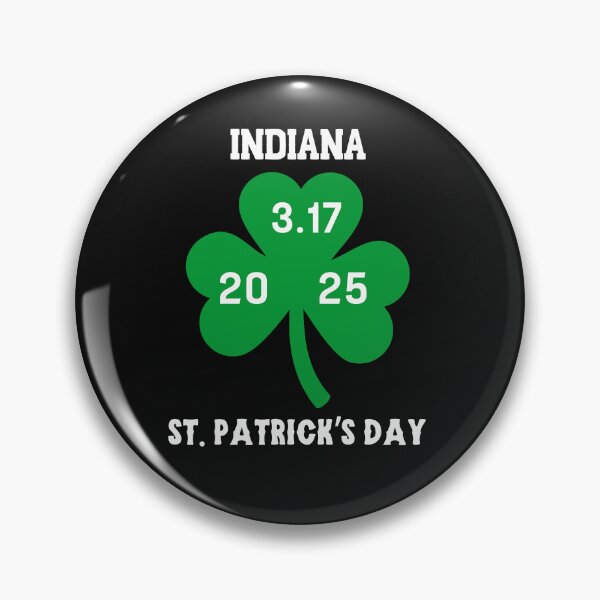 Item preview, Indiana St. Patricks Day 2025 designed and sold by FestivityFinds.