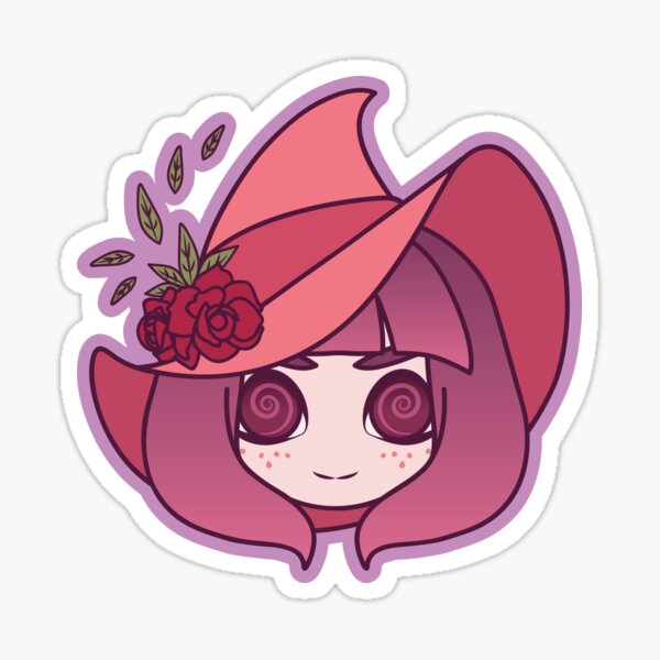 Rosy Witch Sticker