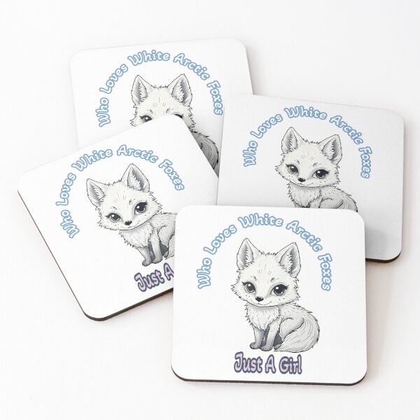 Item preview, Just A Girl Who Loves White Arctic Foxes designed and sold by GoDare.