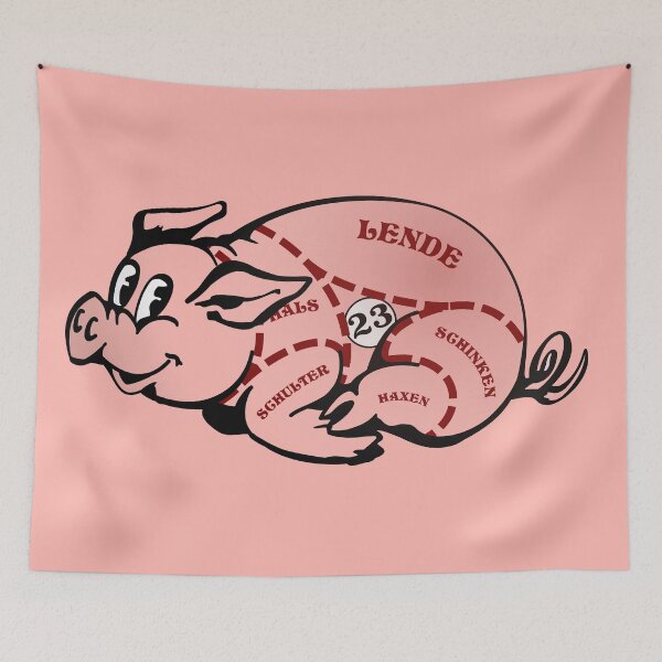Artikelvorschau, Das rasende rosa Schwein entworfen und verkauft von RedFirecracker.