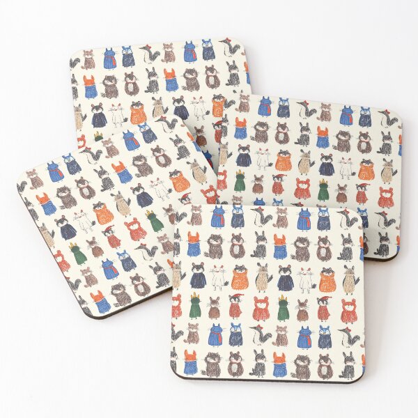 Item preview, Playful winter wildlife in a heartwarming design designed and sold by Piotrek0001.