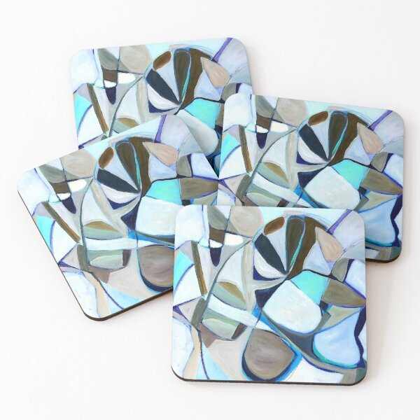 Item preview, Organic Blue Patterns designed and sold by ViaARTfactory.