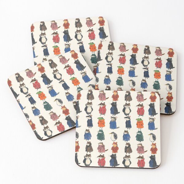 Item preview, Cute little animals bundled up for the cold designed and sold by Piotrek0001.