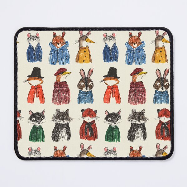Item preview, Winter wonderland animals in soft, charming art designed and sold by Piotrek0001.