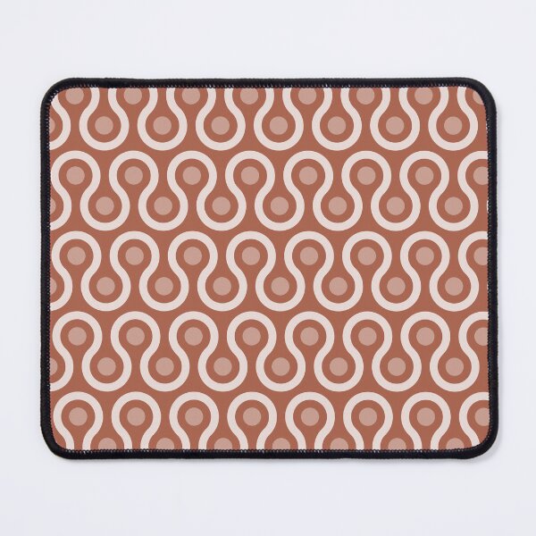 Item preview, Geometric Pattern: Looped Circles: Umber designed and sold by Red Wolf.