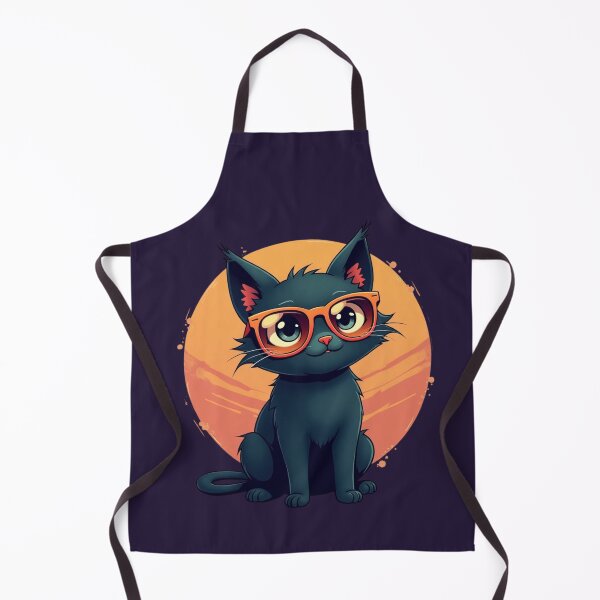 Item preview, Cute balck cat with sunset designed and sold by Im Divify.