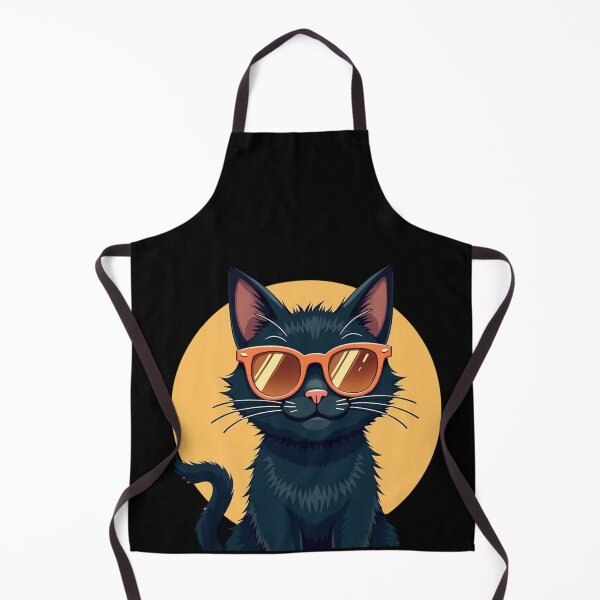 Item preview, Cute balck cat with sunglass designed and sold by Im Divify.
