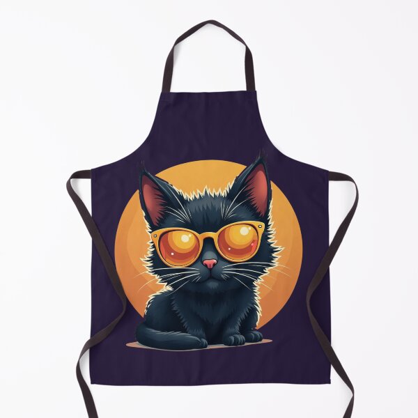 Item preview, Cute black cat with sunglass designed and sold by Im Divify.