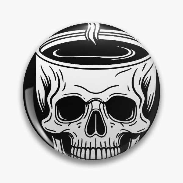 Item preview, skull coffee cup designed and sold by Brexmore3.