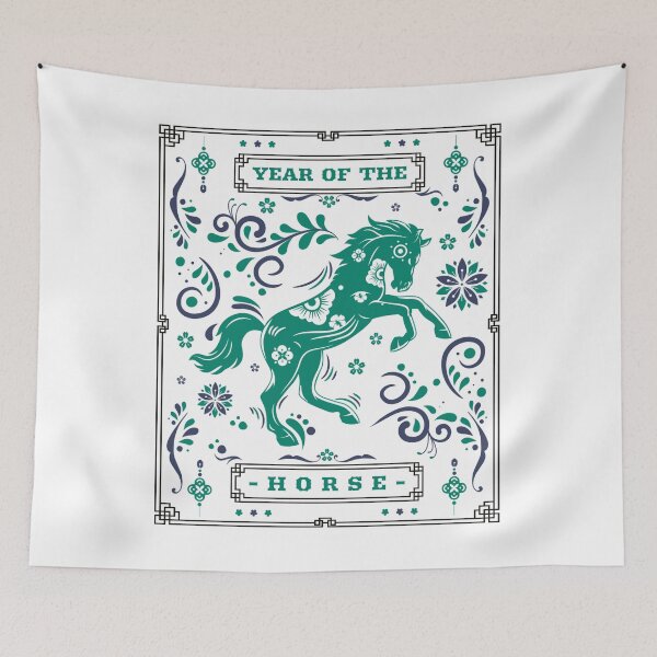 Item preview, Year Of The Horse Chinese Paper Cutting Art designed and sold by GraTEEtude.