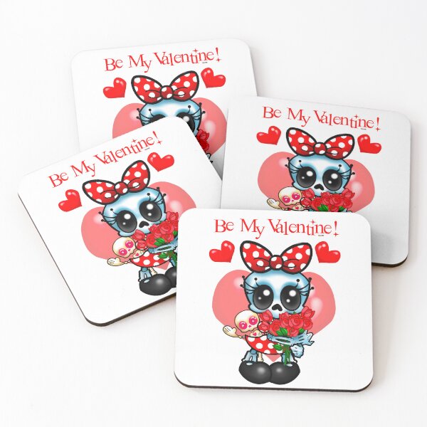 Artikelvorschau, Skullie und Boop, sei mein Valentinsschatz entworfen und verkauft von MetroINKbooks.