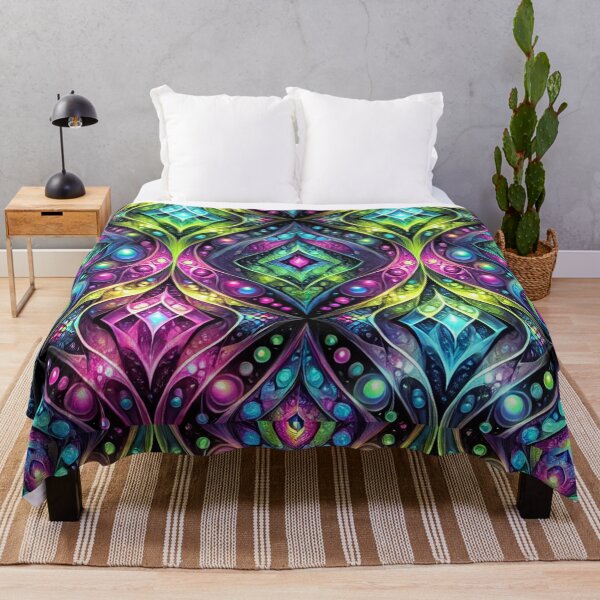 Item preview, Psychedelic Argyle designed and sold by Dose of Dysfunction.