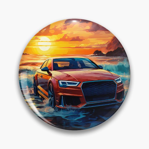 Item preview, Sunset Fury Performance Sedan Meets Ocean designed and sold by RevUpDesign.