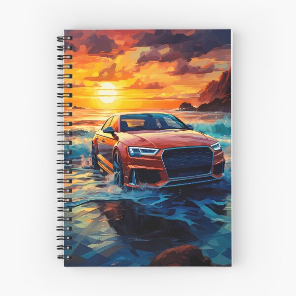 Item preview, Sunset Fury Performance Sedan Meets Ocean designed and sold by RevUpDesign.