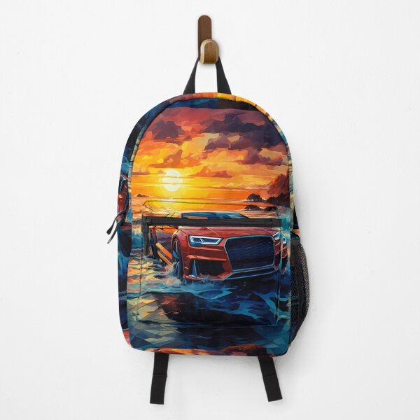Item preview, Sunset Fury Performance Sedan Meets Ocean designed and sold by RevUpDesign.
