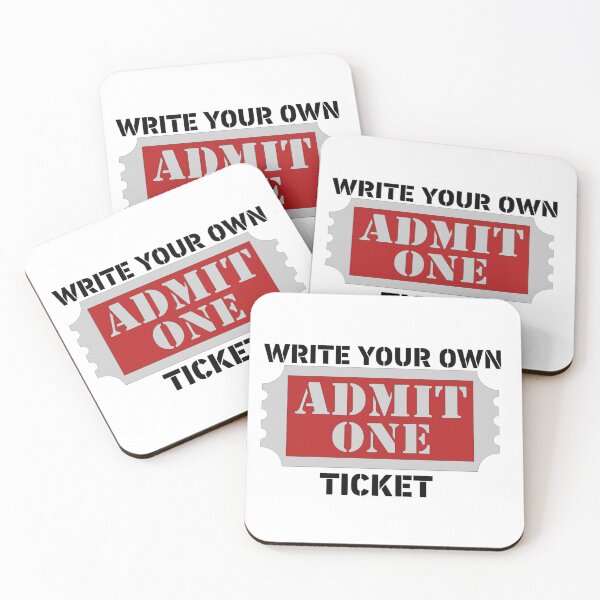 Item preview, Write Your Own Ticket! designed and sold by TShirtCrafters.