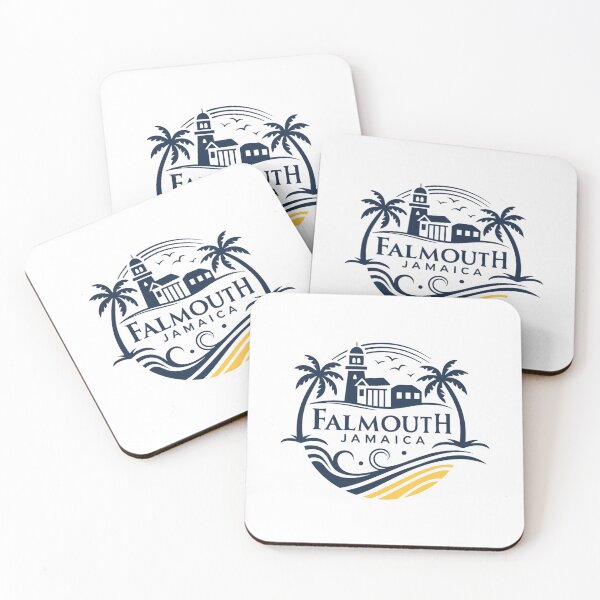 Item preview,  Falmouth Jamaica Tropical Paradise Vintage Travel Design designed and sold by Colorful-Garden.