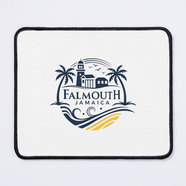 Item preview,  Falmouth Jamaica Tropical Paradise Vintage Travel Design designed and sold by Colorful-Garden.