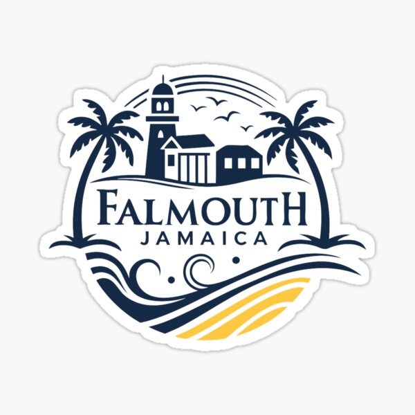 Artikel-Vorschau von Falmouth Jamaika Tropisches Paradies Vintage Reisedesign, designt und verkauft von Colorful-Garden.