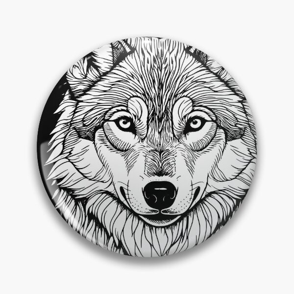 Item preview, wolf head designed and sold by Brexmore3.