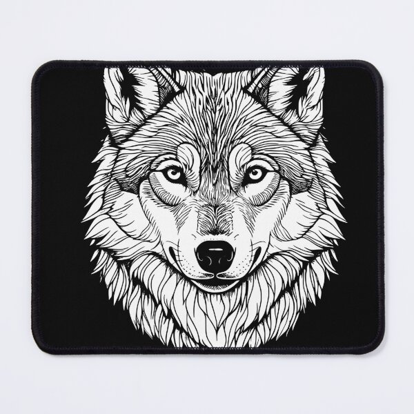 Item preview, wolf head designed and sold by Brexmore3.