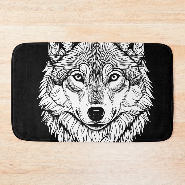 Item preview, wolf head designed and sold by Brexmore3.