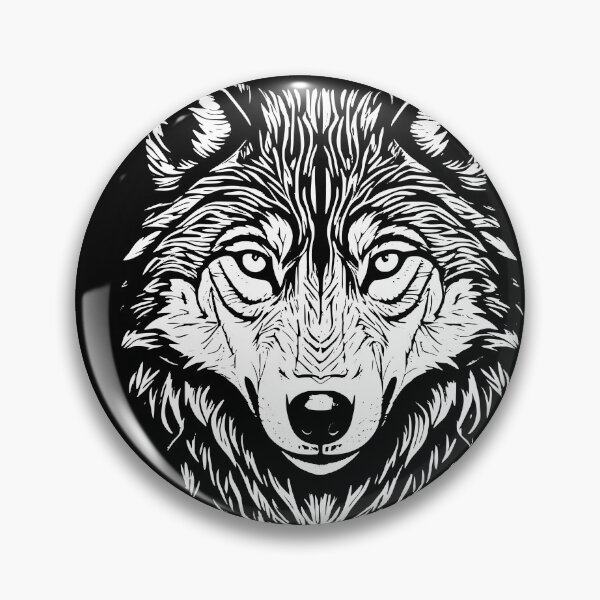Item preview, wolf face designed and sold by Brexmore3.