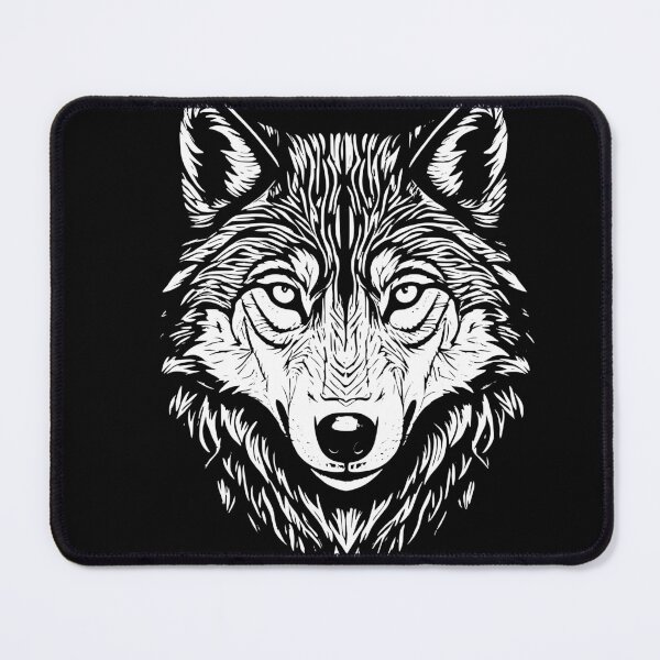 Item preview, wolf face designed and sold by Brexmore3.