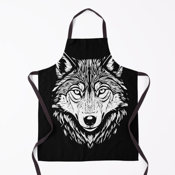 Item preview, wolf face designed and sold by Brexmore3.