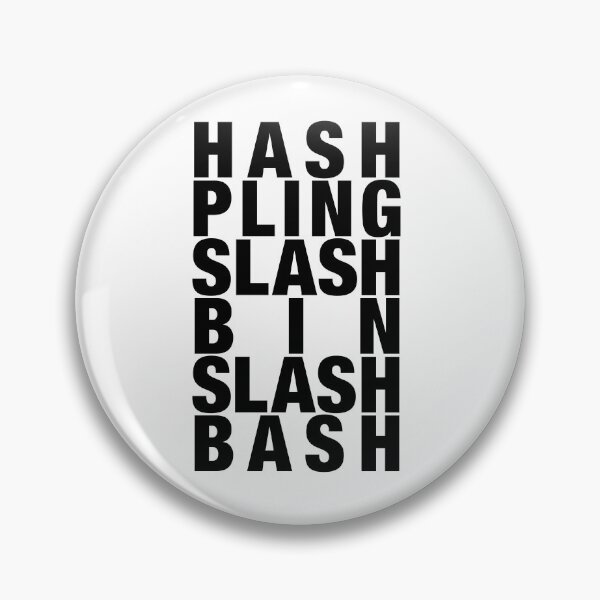 Item preview, Coder (bash scripting) - Hash Pling Slash Bin Slash Bash (#!/bin/bash) designed and sold by GetContented.