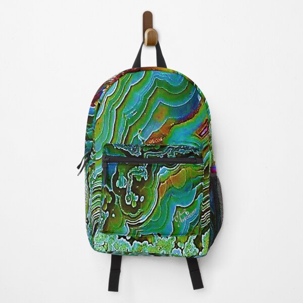 Item preview, Agate Green Blue Waves designed and sold by Fluid Artzworx.