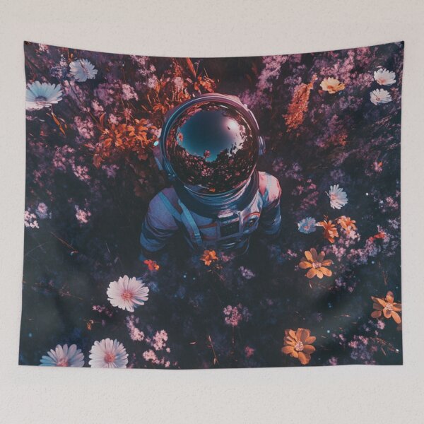 Item preview, Astronaut Enjoys In A Galaxy Garden Delights designed and sold by GrinGalore.