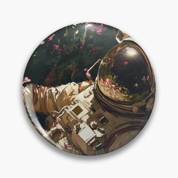 Item preview, Garden Delights With Astronaut designed and sold by GrinGalore.