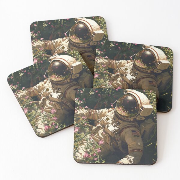 Item preview, Garden Delights With Astronaut designed and sold by GrinGalore.