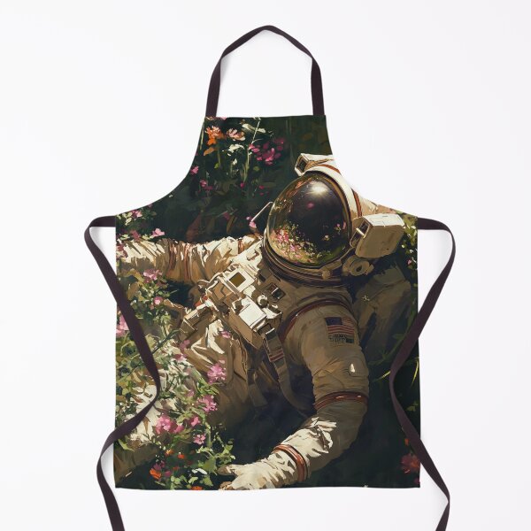 Item preview, Garden Delights With Astronaut designed and sold by GrinGalore.
