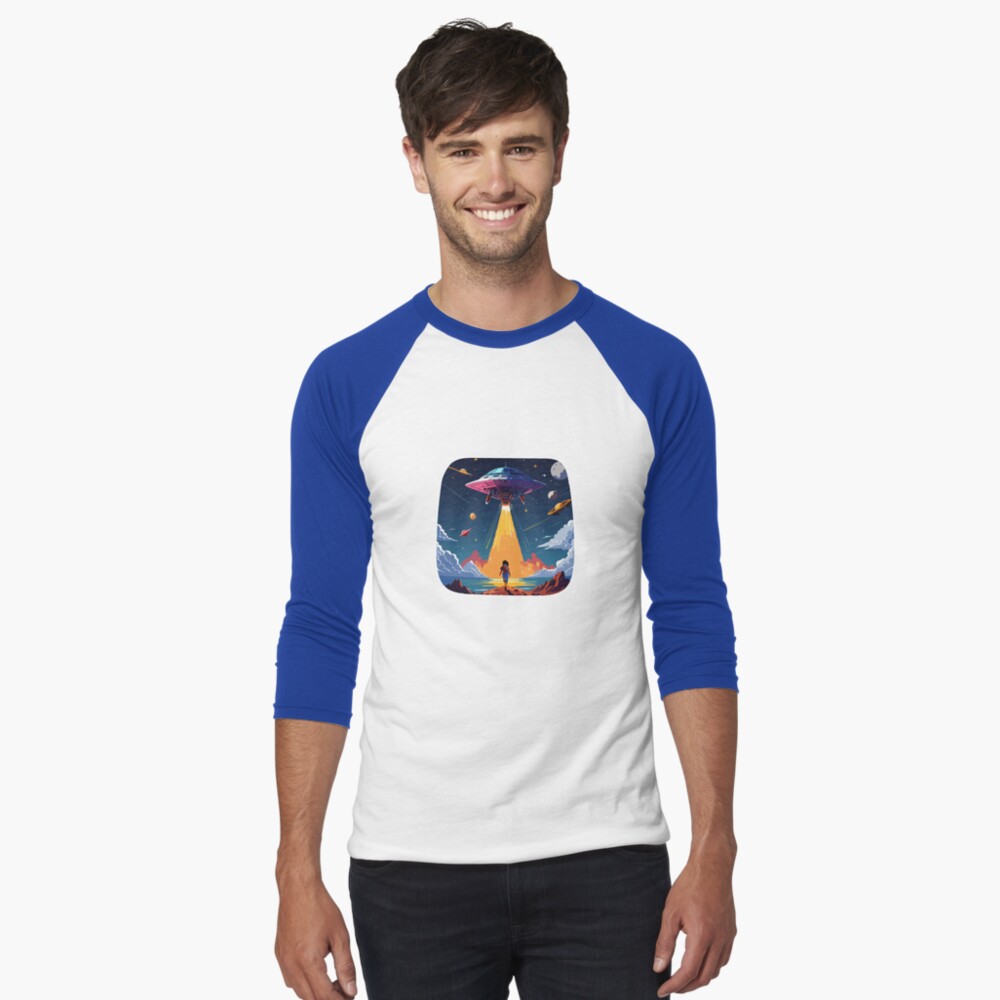Item preview, Baseball ¾ Sleeve T-Shirt designed and sold by jabriltoon.