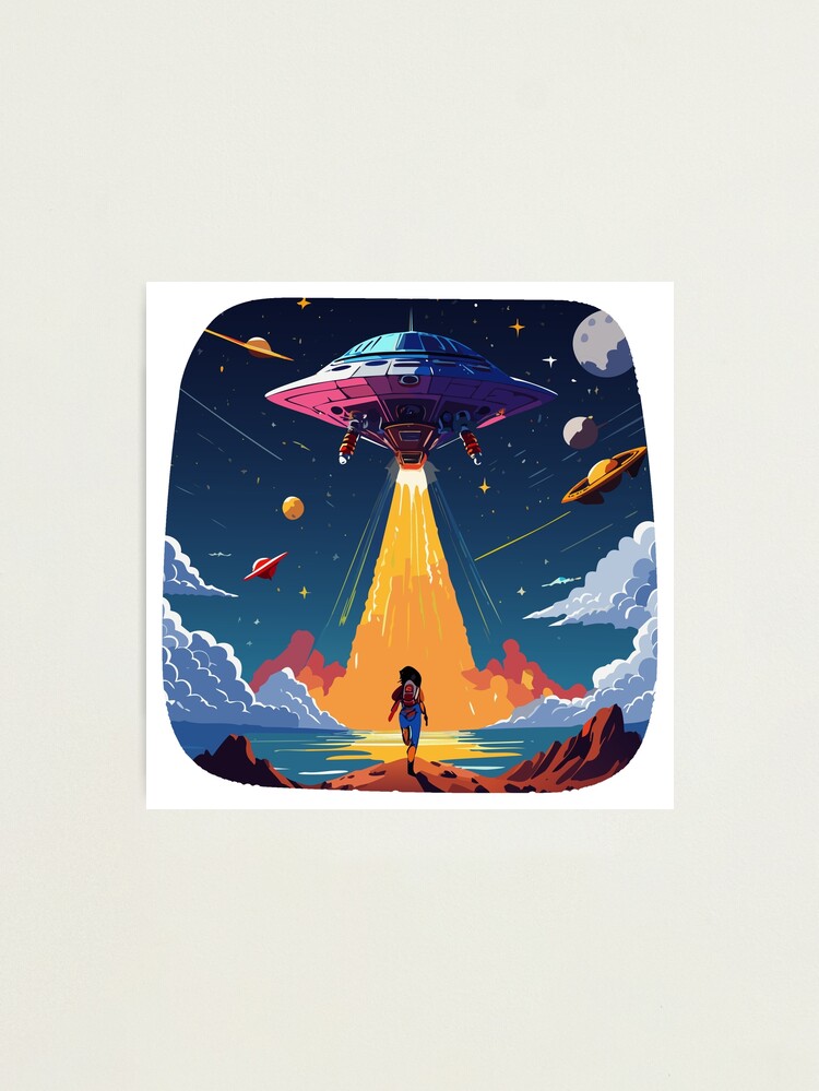 Thumbnail 1 of 3, Photographic Print, science fiction spaceship designed and sold by jabriltoon.