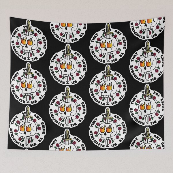 Item preview, skull remember designed and sold by Sank8.