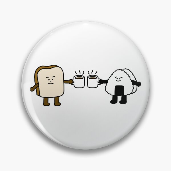 Item preview, bread guy and rice ball guy designed and sold by superbaechoo.