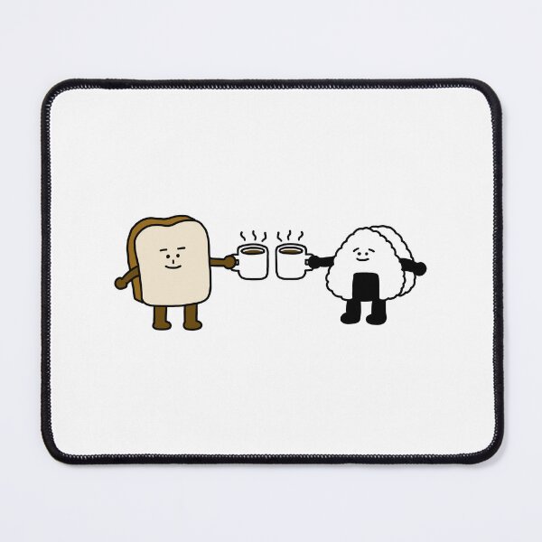 Item preview, bread guy and rice ball guy designed and sold by superbaechoo.