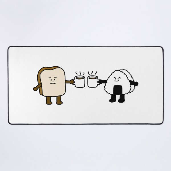 Item preview, bread guy and rice ball guy designed and sold by superbaechoo.