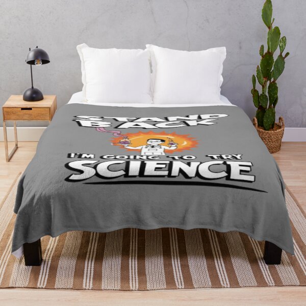 Item preview, Scientist with text 'Stand Back, I'm Going to Try Science' designed and sold by Tomasz  Siennicki.
