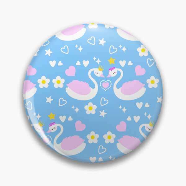 Item preview, Swan of Love - Magical Hearts & Stars designed and sold by Tulip Creators .