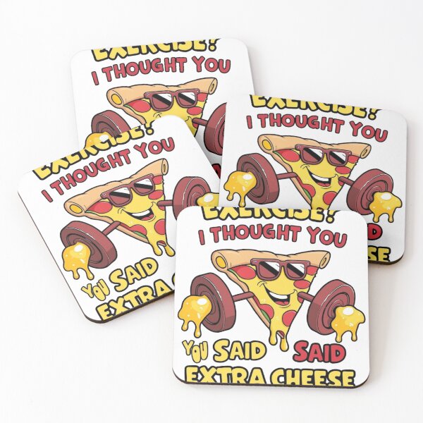 Item preview,  Exercise? I Thought You Said Extra Cheese  designed and sold by StormArte.