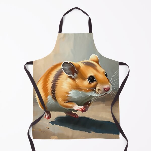 Item preview, Syrian Hamster Oil Painting Style Cute Pet Art designed and sold by kakarikihill.