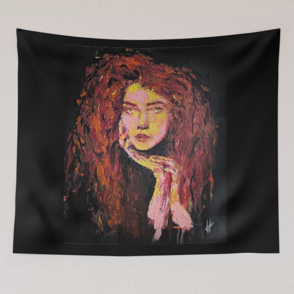 Item preview, I See Red - Textured Acrylic Painting designed and sold by art&soul.